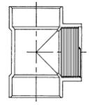 DWV SCH40 Cleanout Tee w/Plug